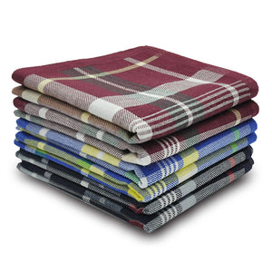 Selected Hanky 100% Cotton Men's Handkerchief 6 Piece Gift Set - 12-11