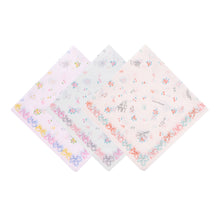 将图片加载到图库查看器，Selected Hanky Women’s 100% Cotton Square Soft Handkerchief, Bow and Music Instrument Print Hankies, Suitable for Gifts, 3 Pieces-40cm*40cm