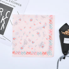 将图片加载到图库查看器，Selected Hanky Women’s 100% Cotton Square Soft Handkerchief, Bow and Music Instrument Print Hankies, Suitable for Gifts, 3 Pieces-40cm*40cm