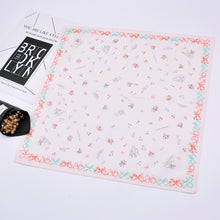 将图片加载到图库查看器，Selected Hanky Women’s 100% Cotton Square Soft Handkerchief, Bow and Music Instrument Print Hankies, Suitable for Gifts, 3 Pieces-40cm*40cm