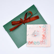 将图片加载到图库查看器，Selected Hanky Women’s 100% Cotton Square Soft Handkerchief, Bow and Music Instrument Print Hankies, Suitable for Gifts, 3 Pieces-40cm*40cm