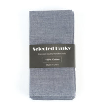 将图片加载到图库查看器，Selected Hanky 100% Cotton Men&#39;s Handkerchief 12 Piece Gift Set - 04