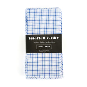 Selected Hanky 100% Cotton Men's Handkerchief 12 Piece Gift Set - 07