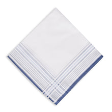 将图片加载到图库查看器，Selected Hanky 100% Cotton Men&#39;s Handkerchief 6 Piece Gift Set - 13-01