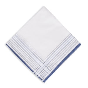 Selected Hanky 100% Cotton Men's Handkerchief 6 Piece Gift Set - 13-01