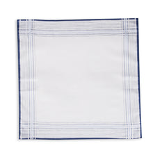 将图片加载到图库查看器，Selected Hanky 100% Cotton Men&#39;s Handkerchief 6 Piece Gift Set - 13-01