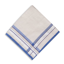 将图片加载到图库查看器，Selected Hanky 100% Cotton Men&#39;s Handkerchief 6 Piece Gift Set - 13-02