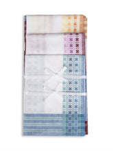 将图片加载到图库查看器，Selected Hanky 100% Cotton Men&#39;s Handkerchief 6 Piece Gift Set - 13-04