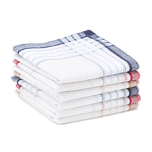 将图片加载到图库查看器，Selected Hanky 100% Cotton Men&#39;s Handkerchief 6 Piece Gift Set - 13-10