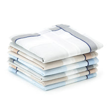 将图片加载到图库查看器，Selected Hanky 100% Cotton Men&#39;s Handkerchief 6 Piece Gift Set - 13-11