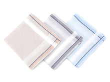 将图片加载到图库查看器，Selected Hanky 100% Cotton Men&#39;s Handkerchief 6 Piece Gift Set - 13-11