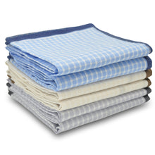 将图片加载到图库查看器，Selected Hanky 100% Cotton Men&#39;s Handkerchief 6 Piece Gift Set - 13-12