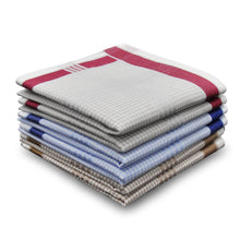 将图片加载到图库查看器，Selected Hanky 100% Cotton Men&#39;s Handkerchief 6 Piece Gift Set - 13-15