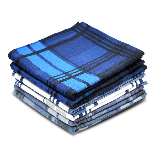 Selected Hanky 100% Cotton Men's Handkerchief 6 Piece Gift Set - 16-03