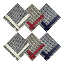 将图片加载到图库查看器，Selected Hanky 100% Cotton Men&#39;s Handkerchief 6 Piece Gift Set - 16-06