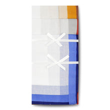 将图片加载到图库查看器，Selected Hanky 100% Cotton Men&#39;s Handkerchief 6 Piece Gift Set - 17-04