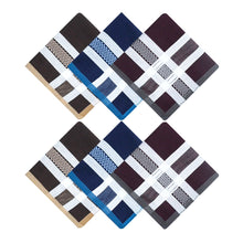 将图片加载到图库查看器，Selected Hanky 100% Cotton Men&#39;s Handkerchief 6 Piece Gift Set - 19-03